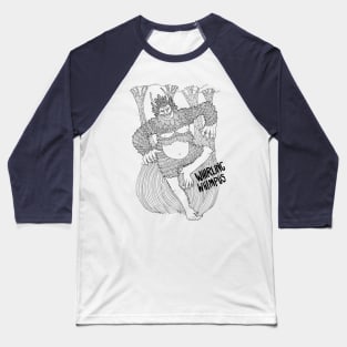 Whirling Whimpus Design Baseball T-Shirt